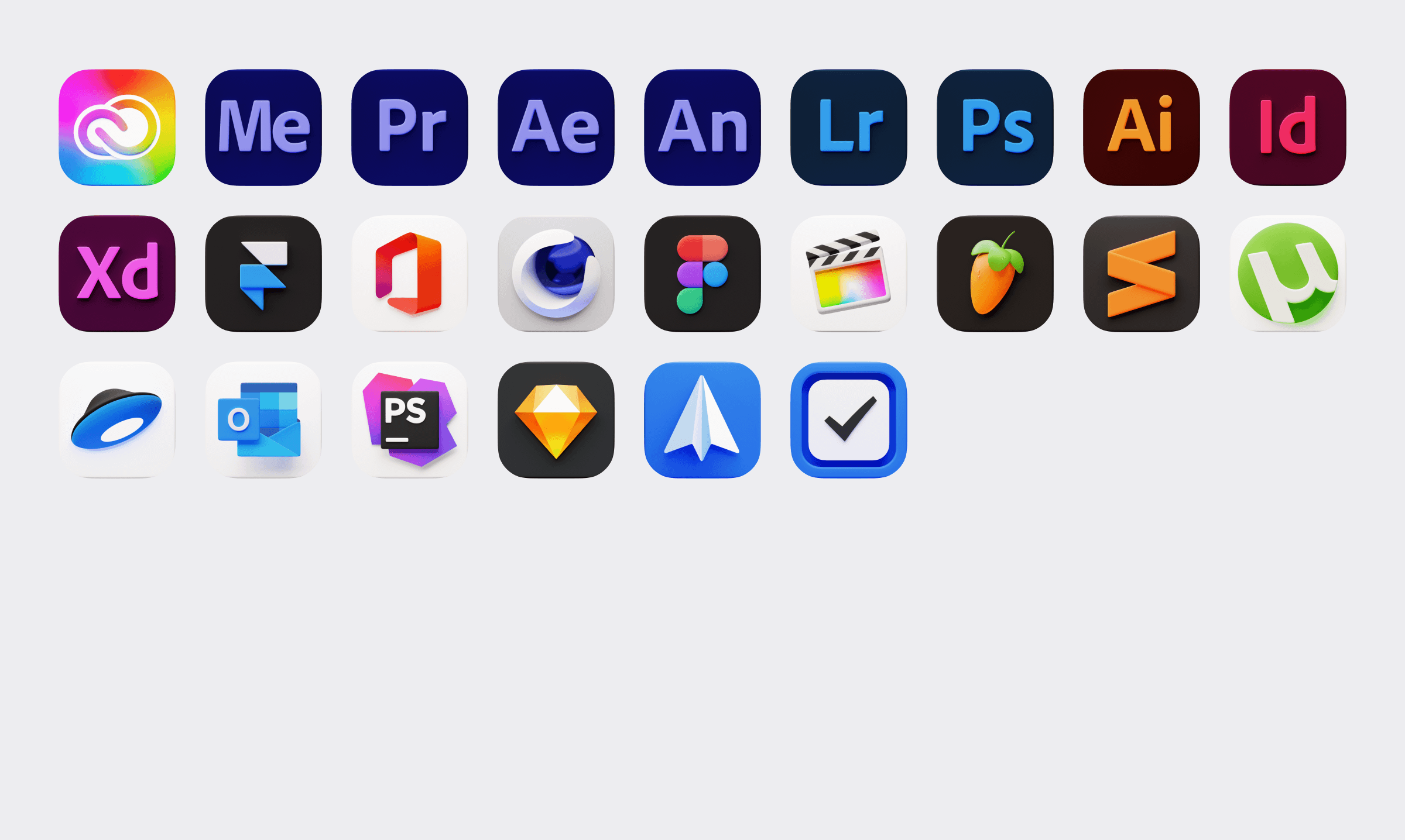 Flump 3D icons for MacOS gallery image