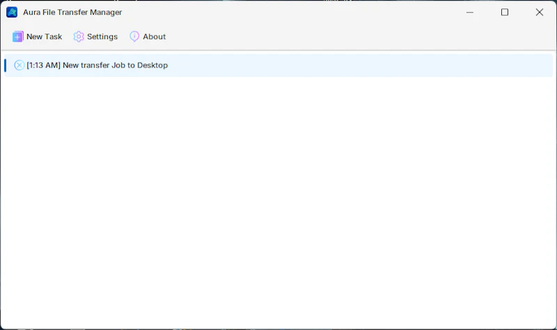 Aura File Transfer Manager screenshot 3