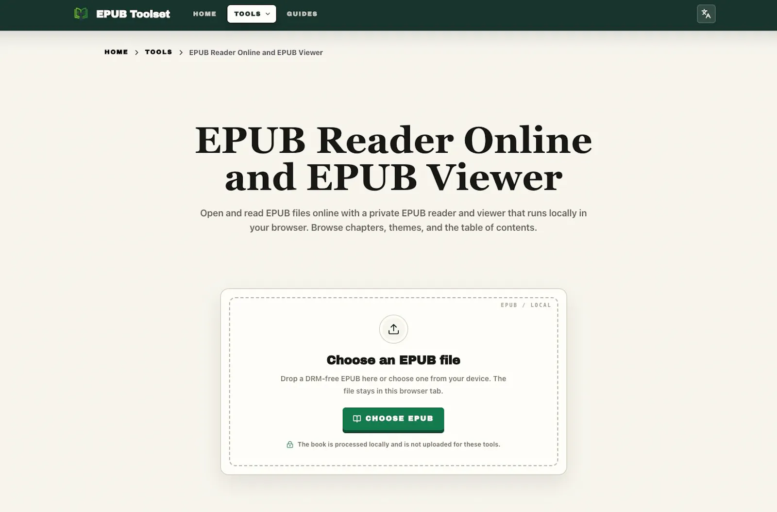 Free EPUB Tools Online screenshot 2