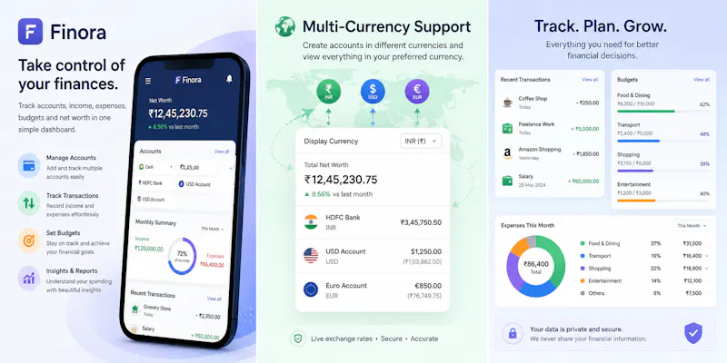 Finora-personal finance intelligence screenshot 1
