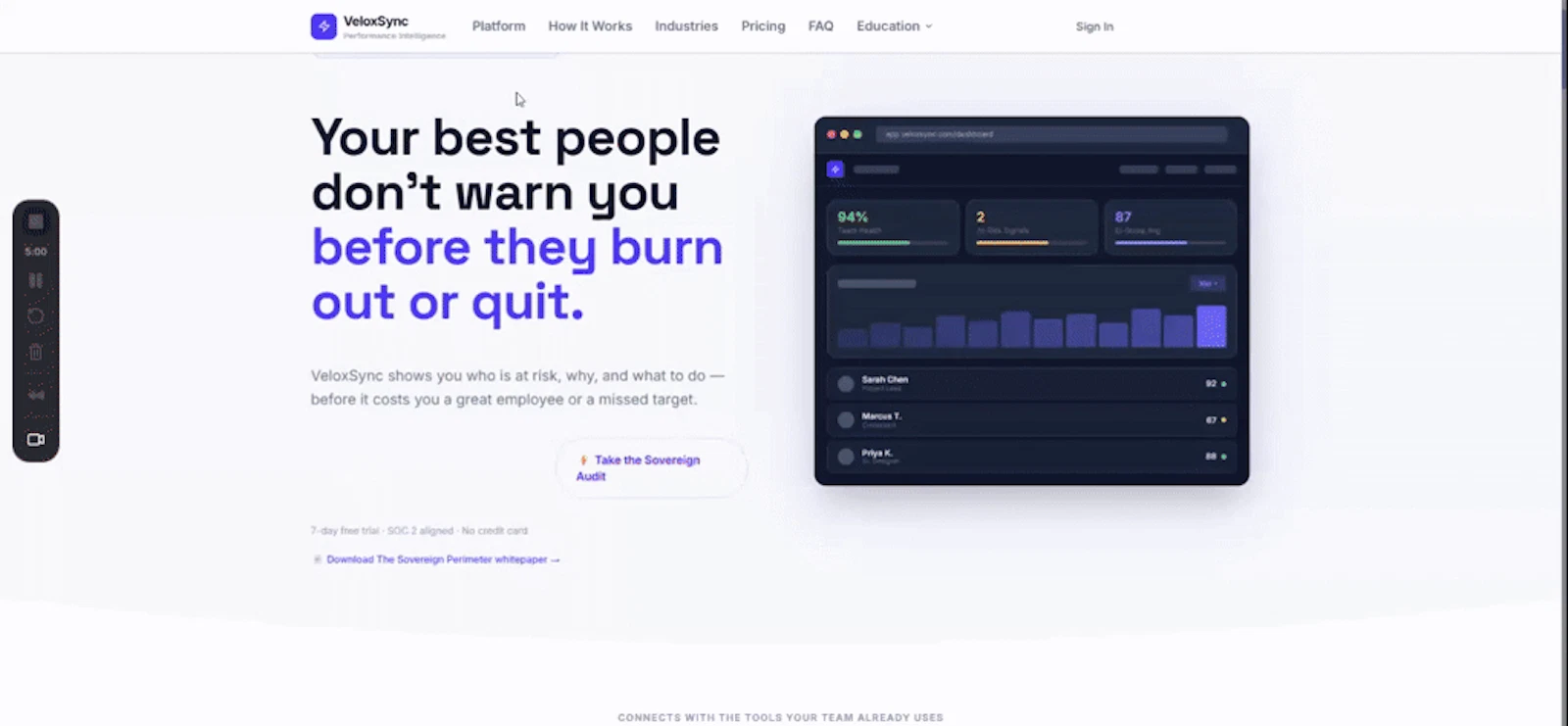 VeloxSync screenshot 1 (video preview)