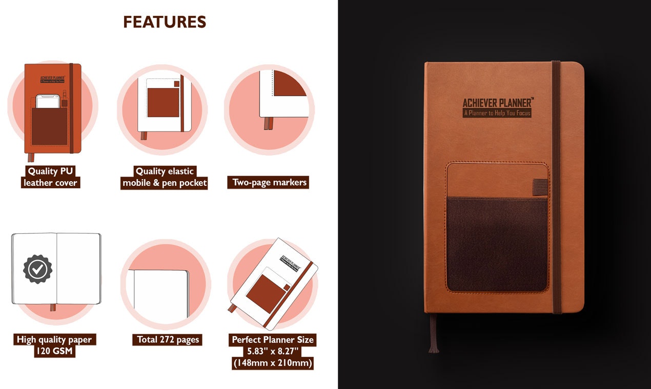 Achiever Planner|Smart Pocket Organizer gallery image