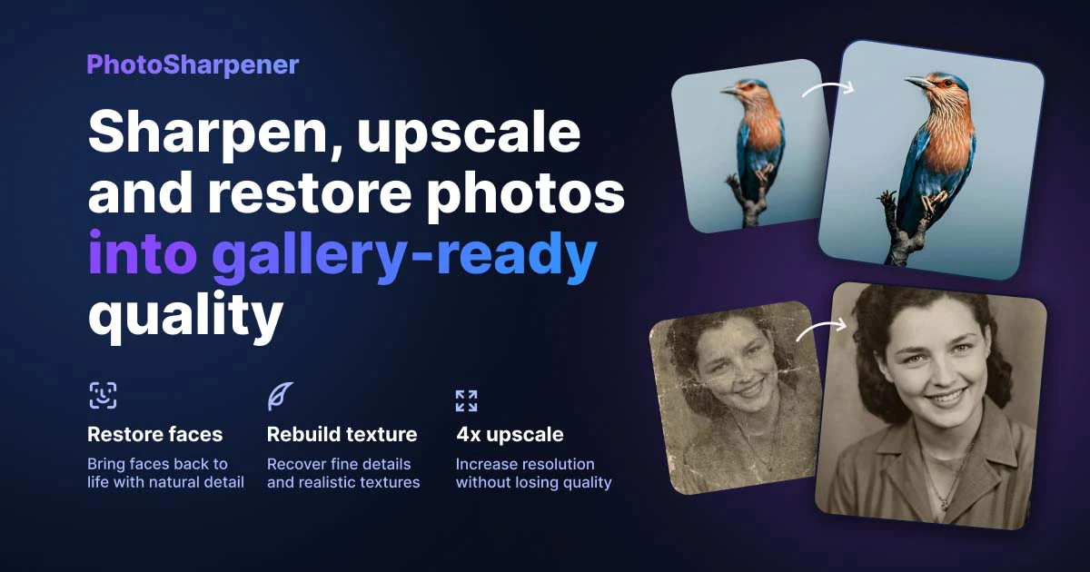 PhotoSharpener screenshot 1