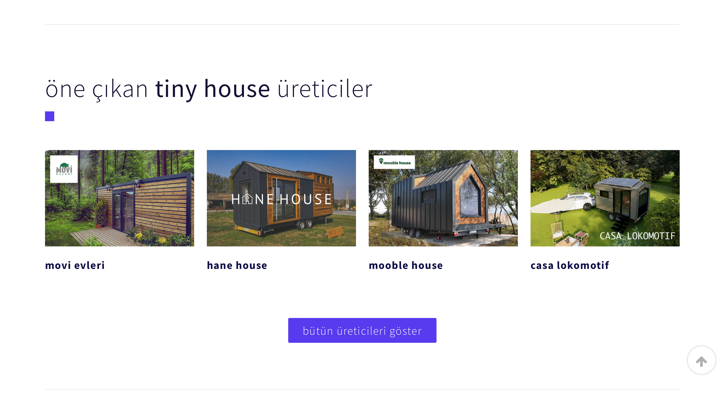 a tiny house community  gallery image