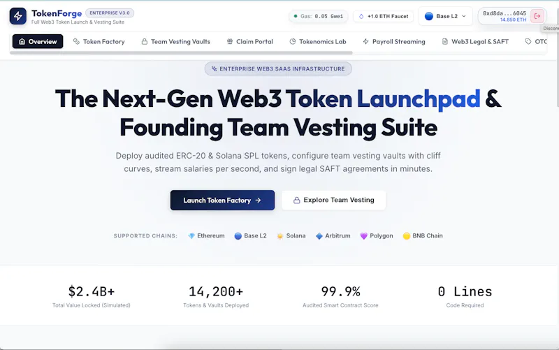 TokenForge AI screenshot 1