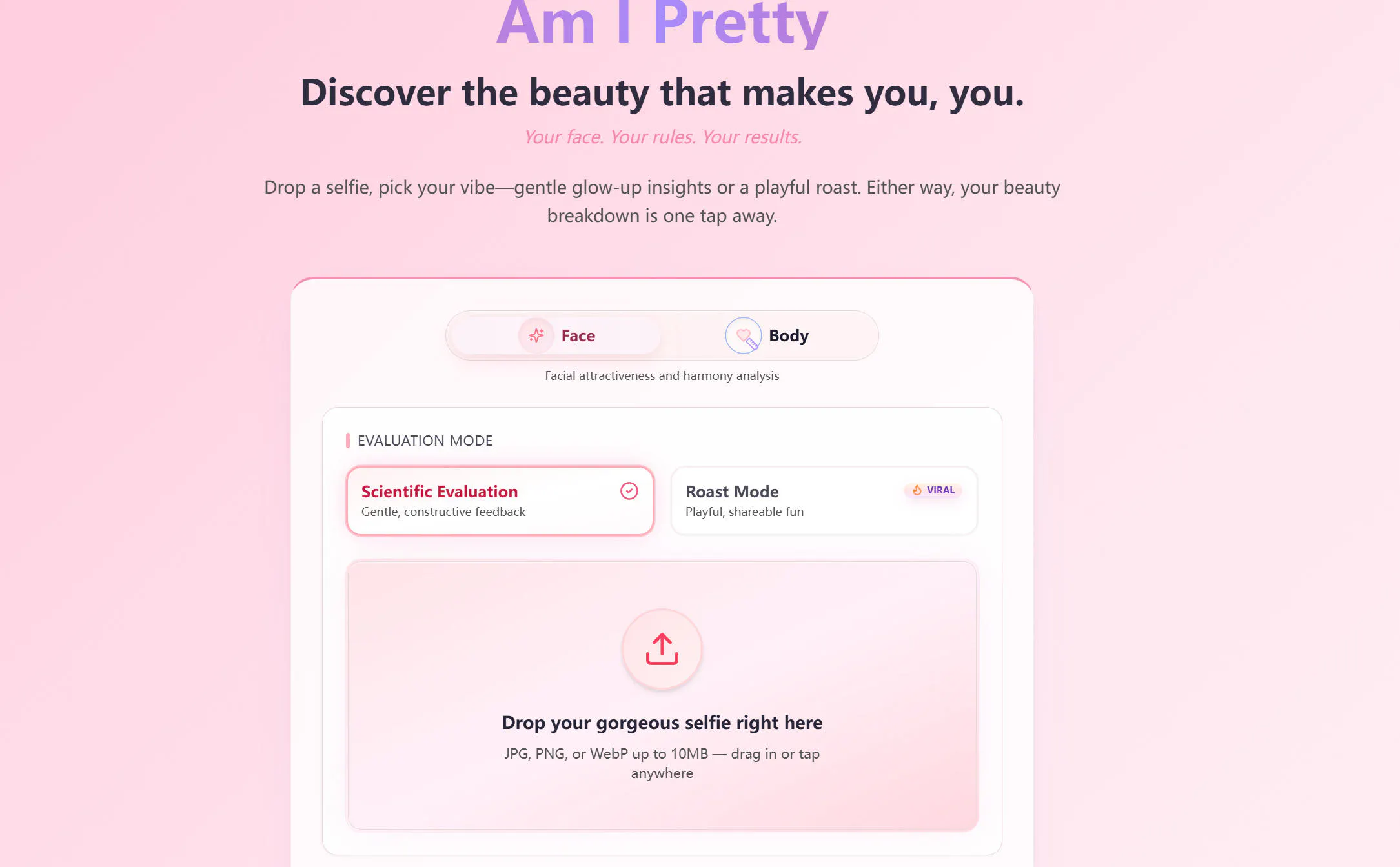 Am I Pretty のプロダクトバナー