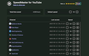 SpeedMaster for Youtube gallery image
