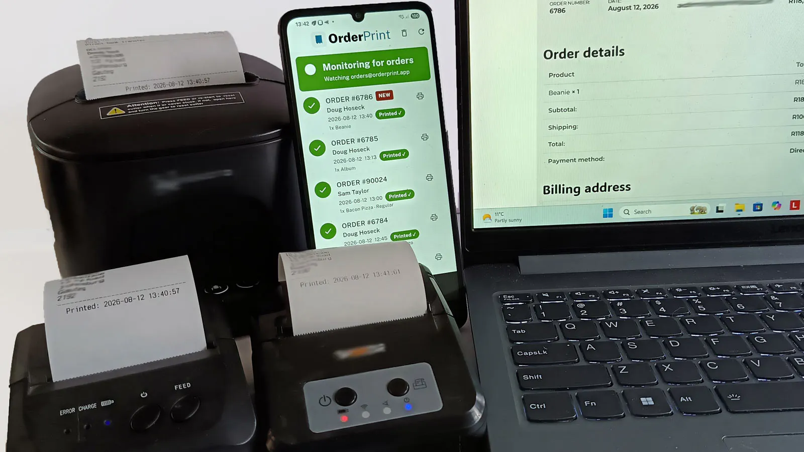 OrderPrint screenshot 2