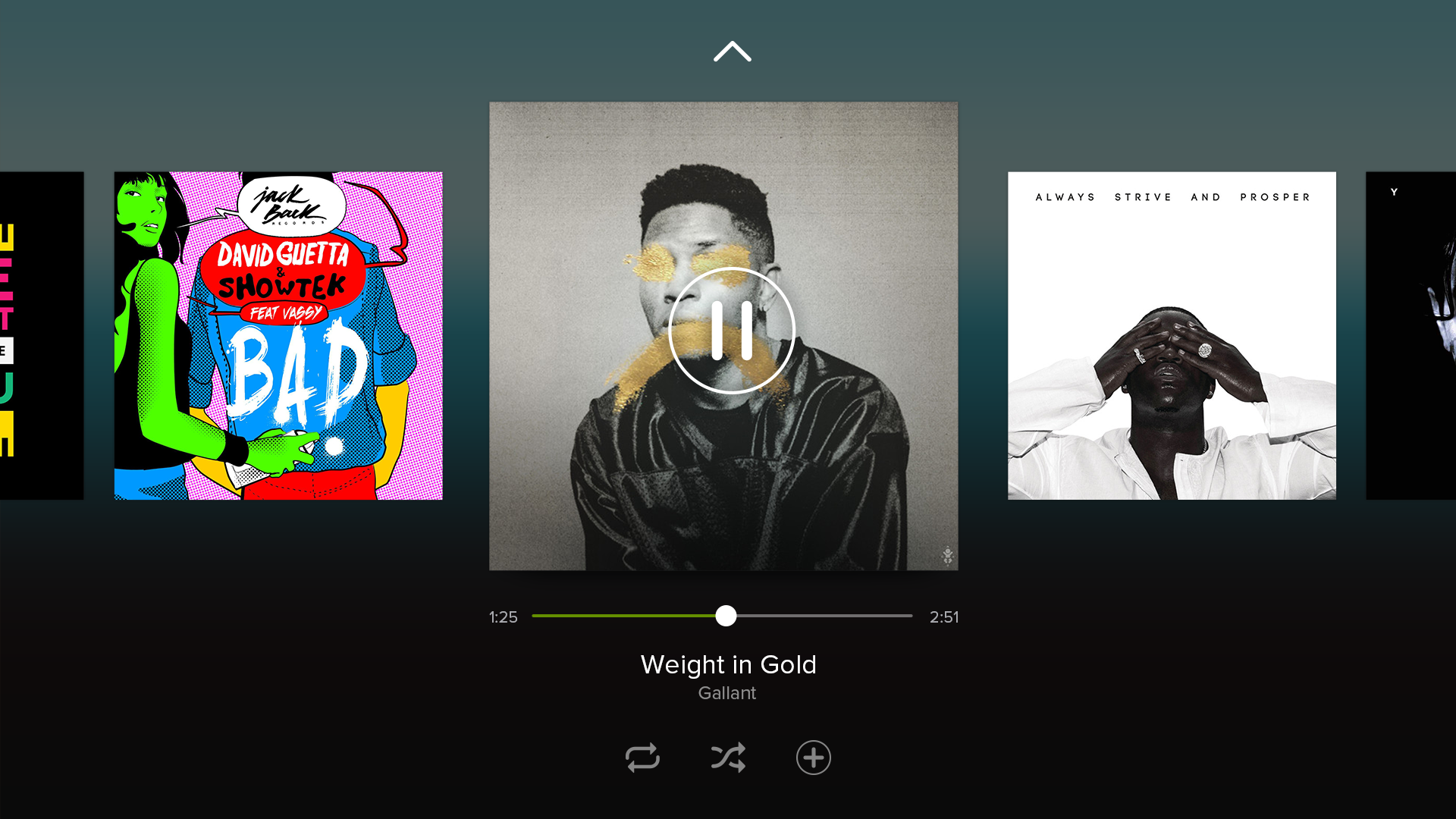 Spotify for Android TV gallery image