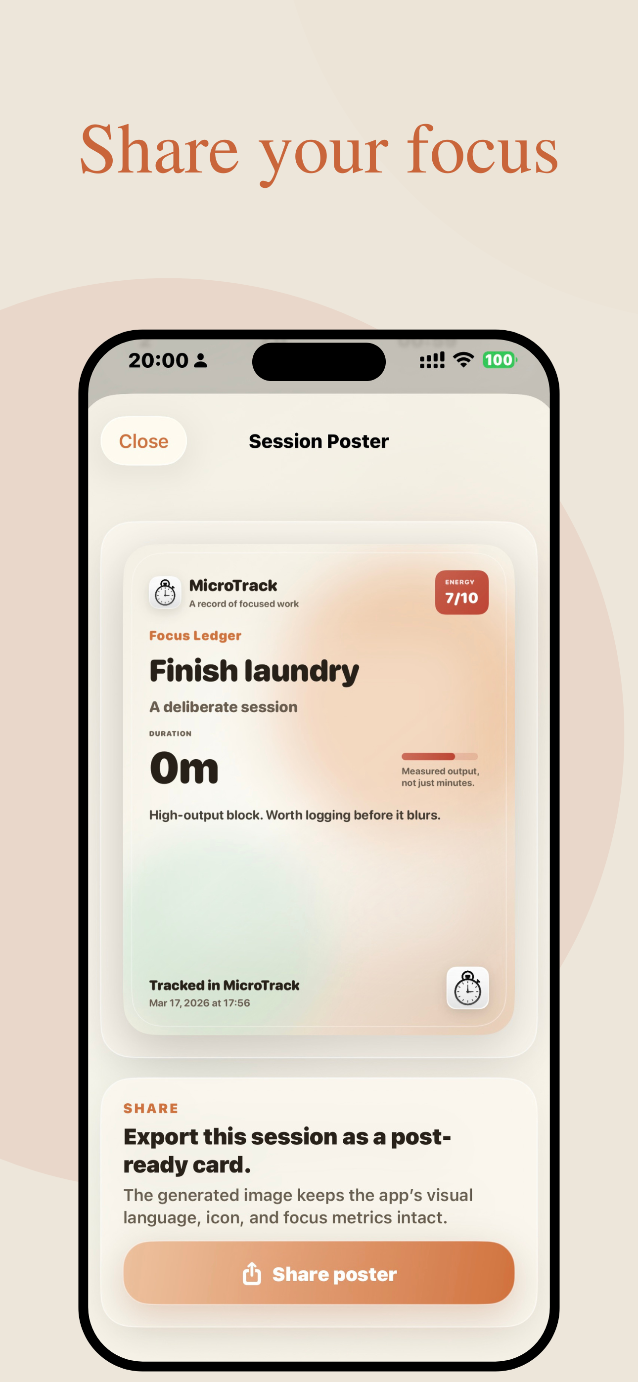 MicroTrack: Focus Tracker gallery image