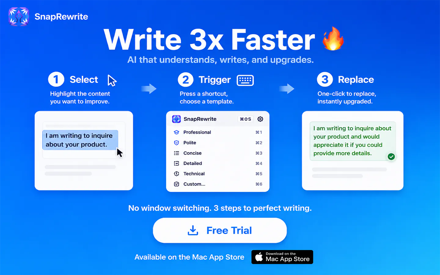 SnapRewrite gallery image