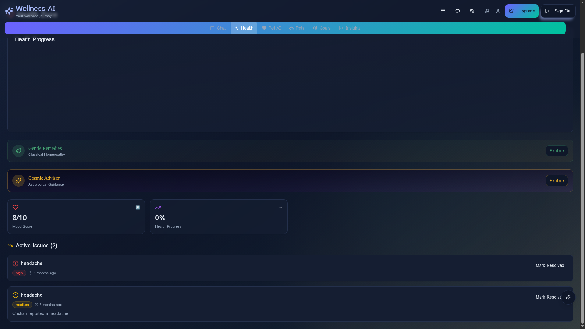 Ai Health Assistant - Screenshot 4 showing product features and functionality