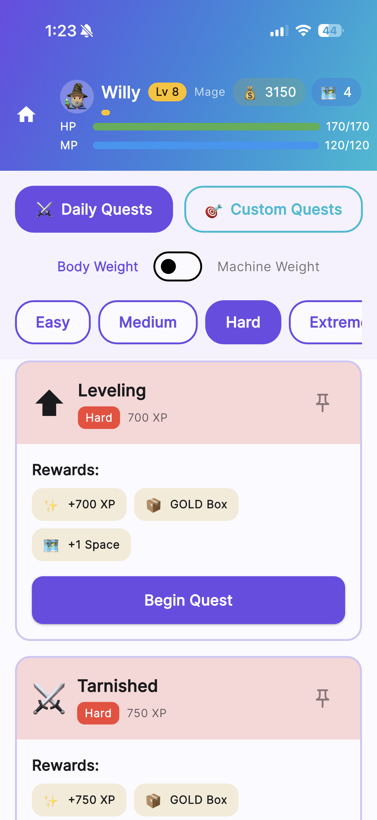Questing, The Ultimate Fitness RPG gallery image