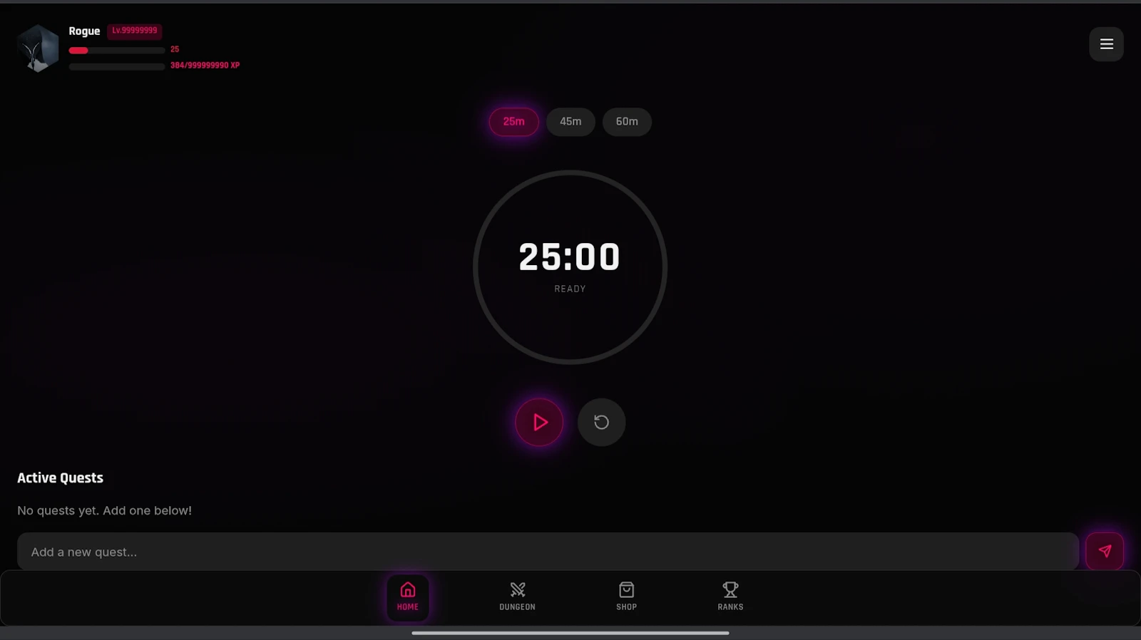 Focus Saga — Level Up Your Productivity screenshot 5