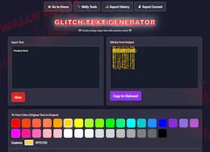 Glitch Text Generator gallery image
