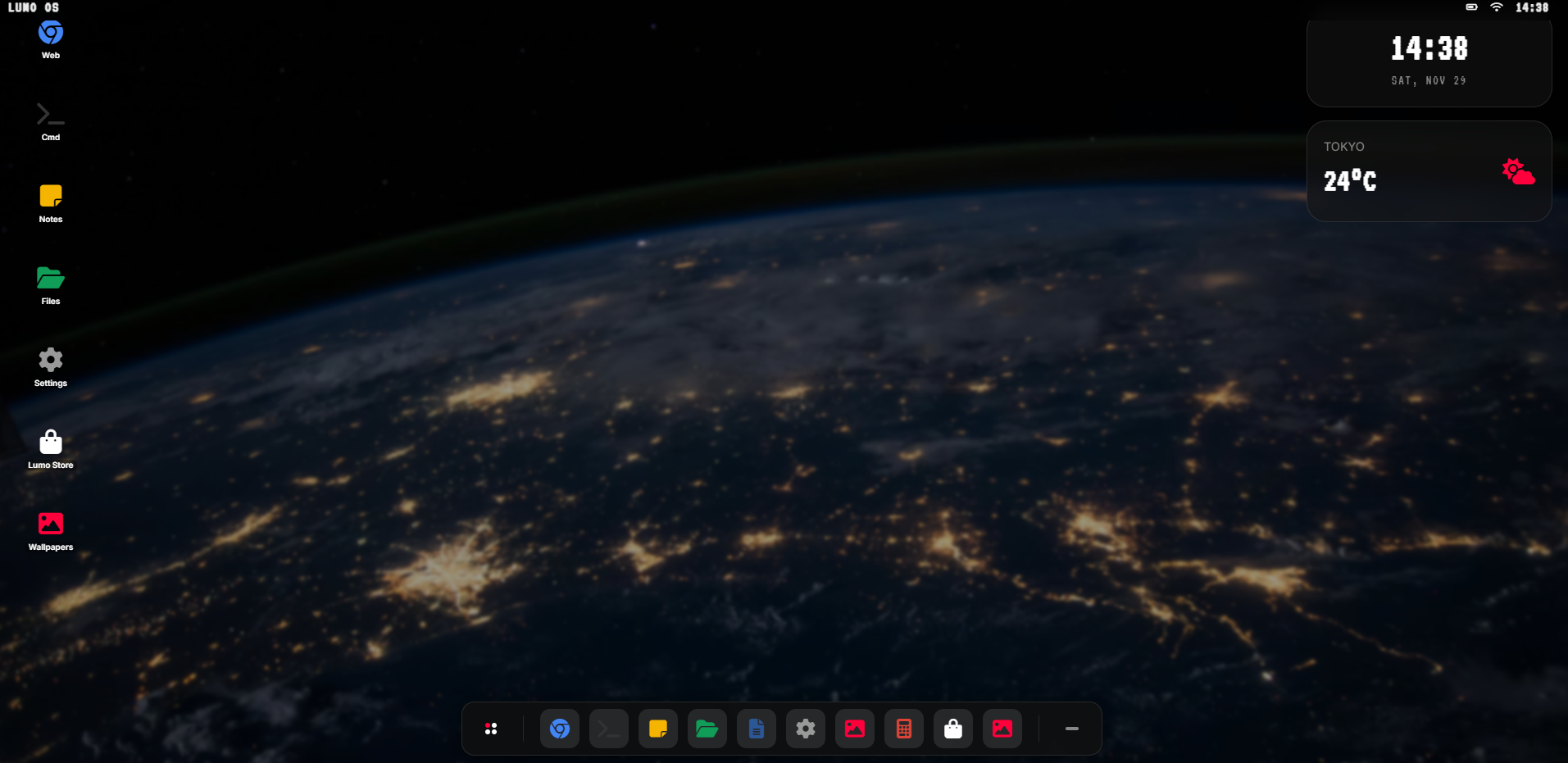Lumo OS - Main product screenshot demonstrating key features and user interface