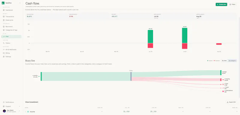 Bankflow screenshot 9