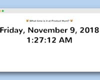 Product Hunt Clock media 2
