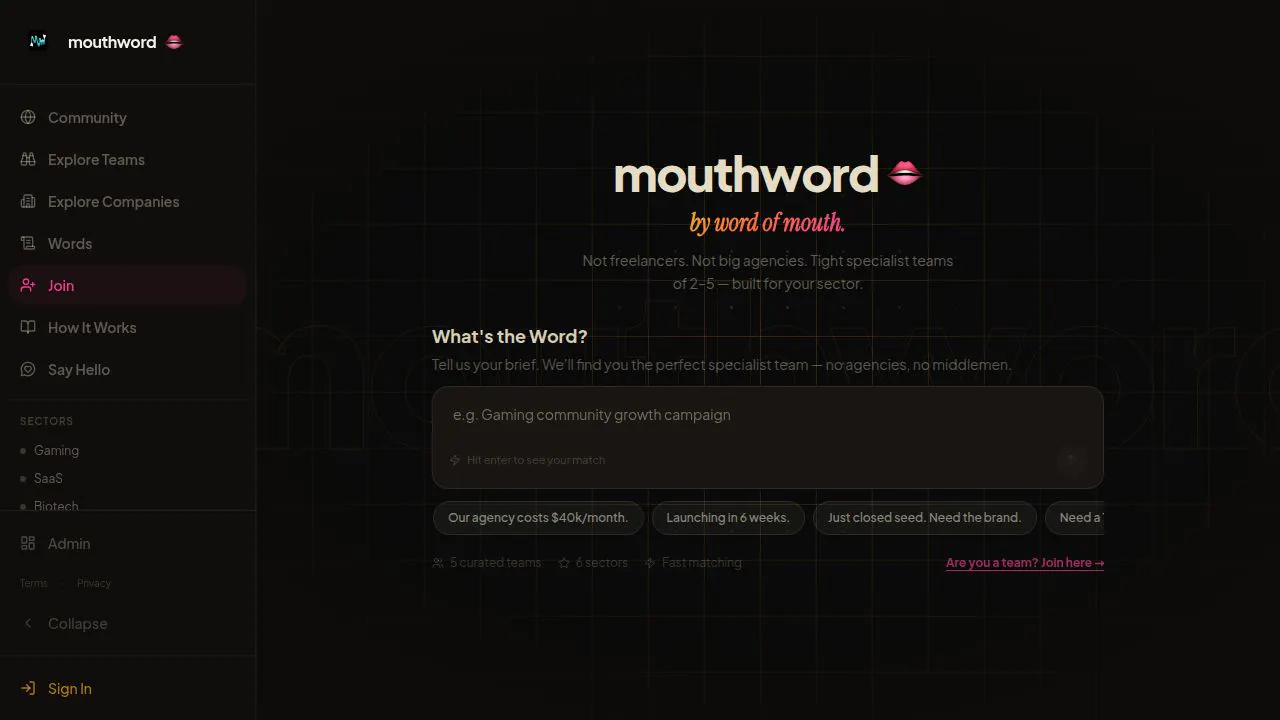 Mouthword gallery image
