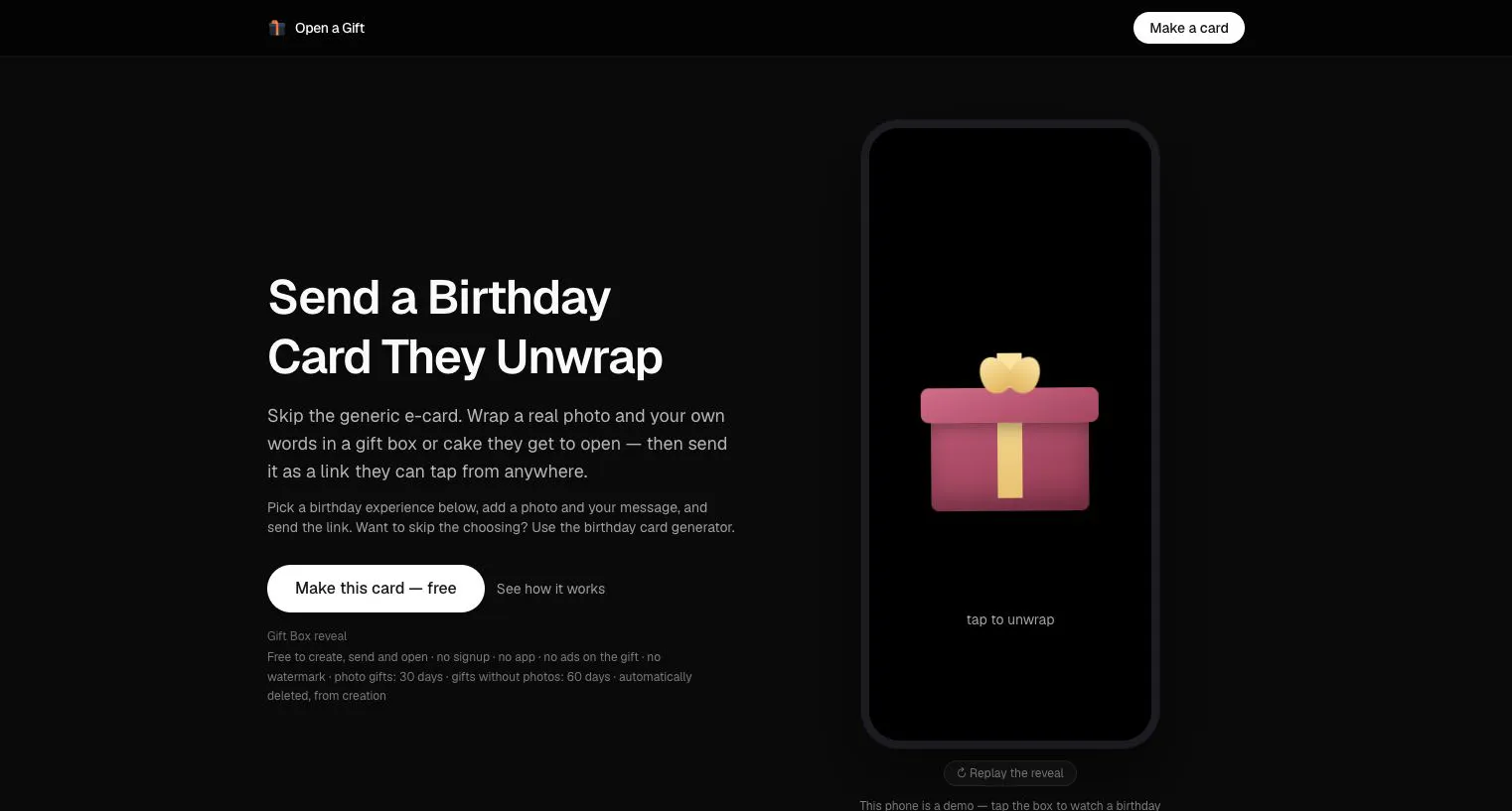 Open a Gift gallery image