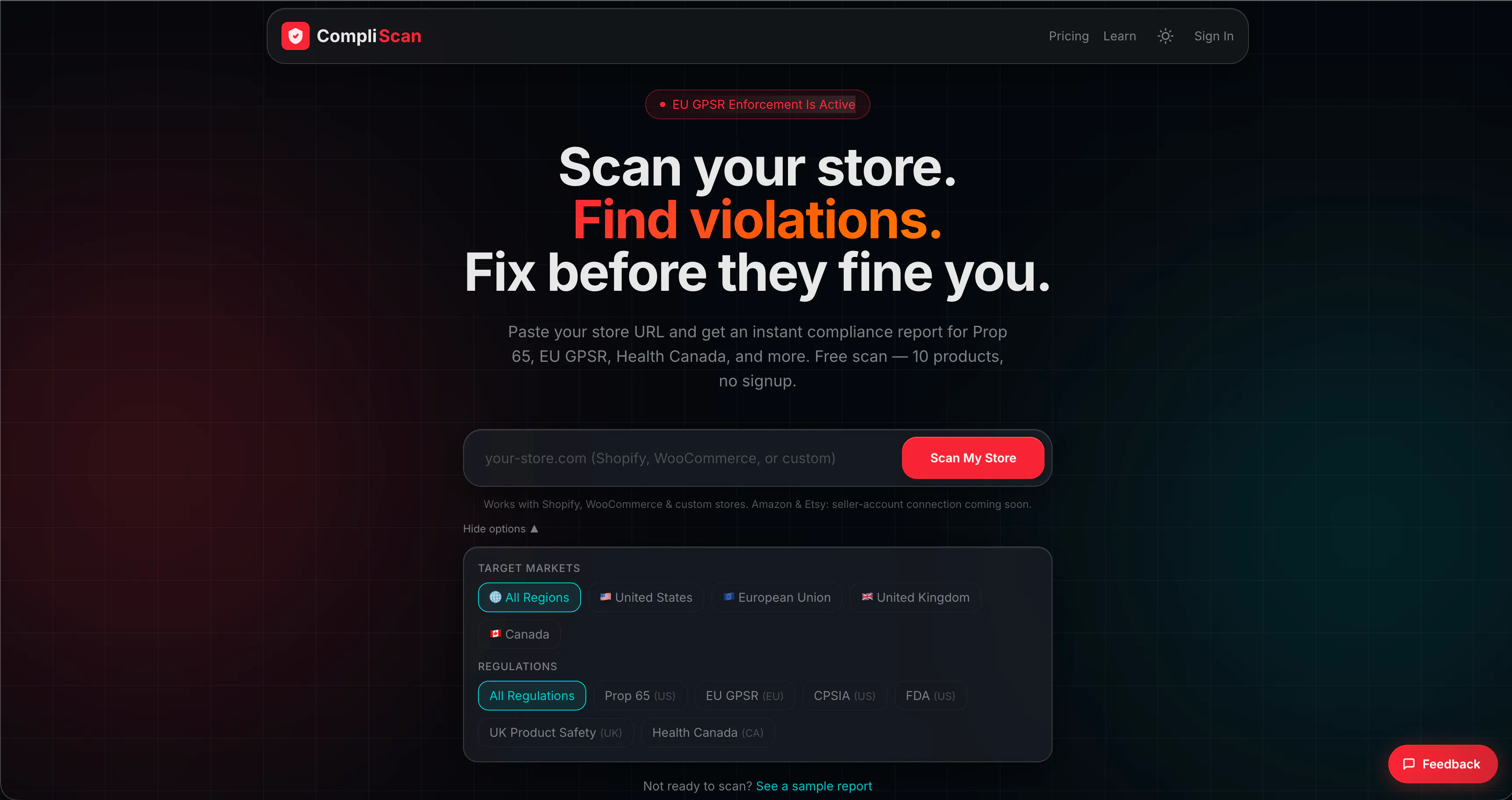 CompliScan screenshot 2