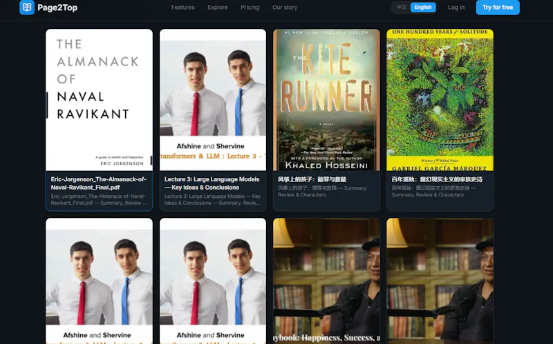 Page2Top screenshot 2