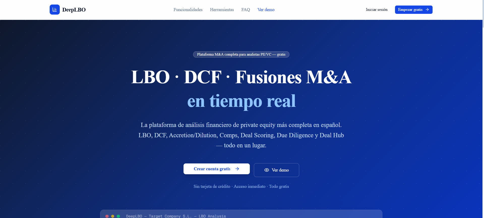 DeepLBO — Professional LBO Analysis gallery image