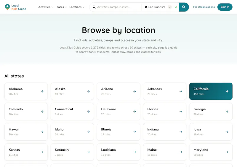 Local Kids Guide screenshot 2