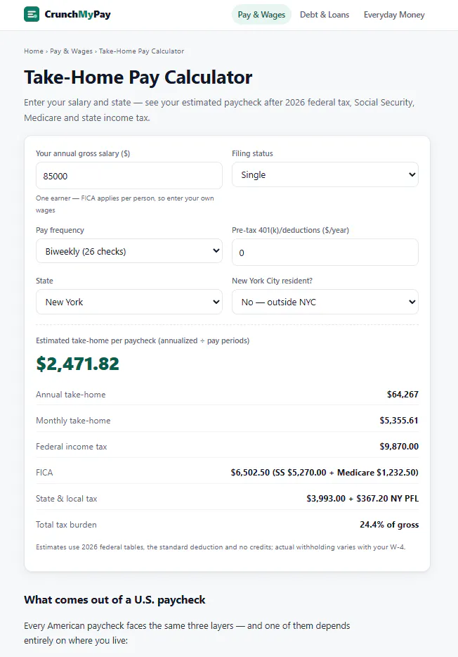 CrunchMyPay gallery image