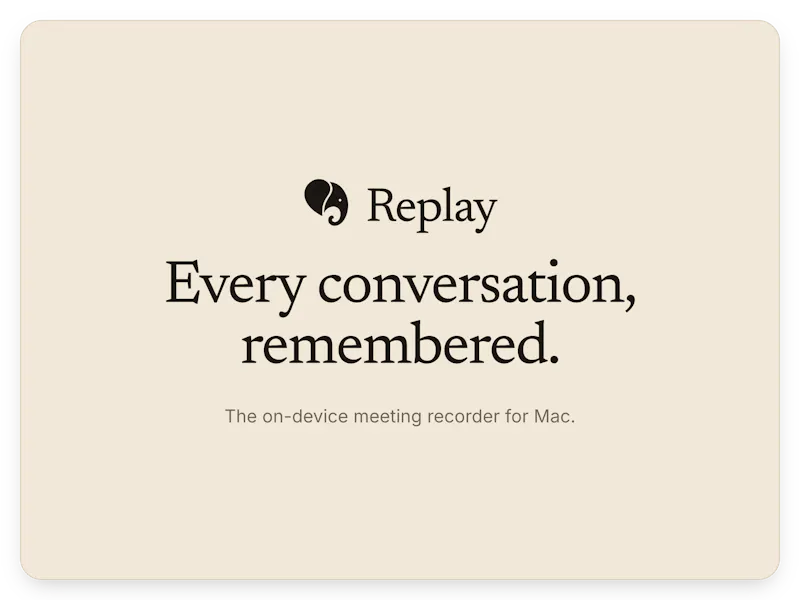 Replay screenshot 1