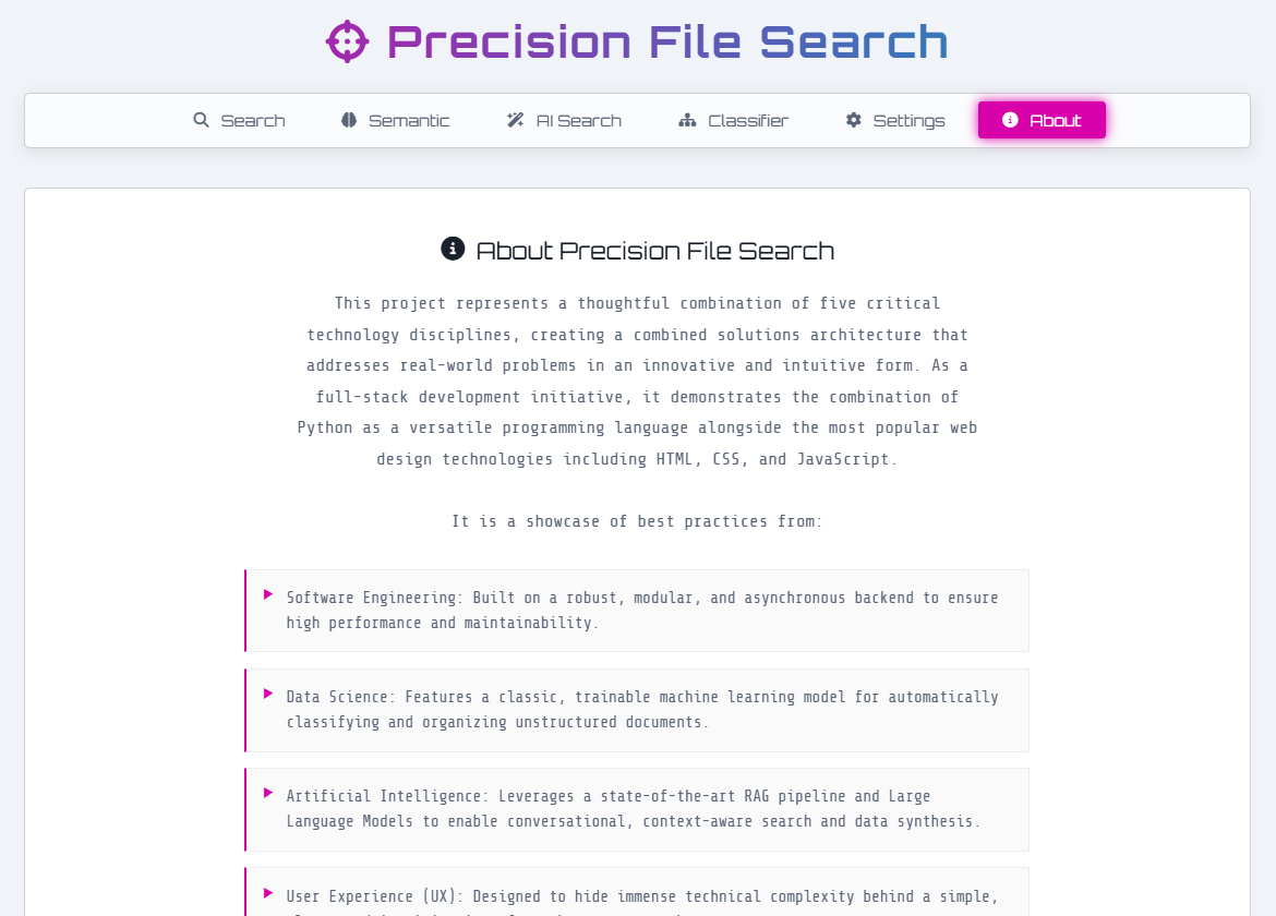 Média Recherche de fichiers de précision - Fichier rapide de bureau alimenté par AI et plate-forme de recherche de fichiers 8