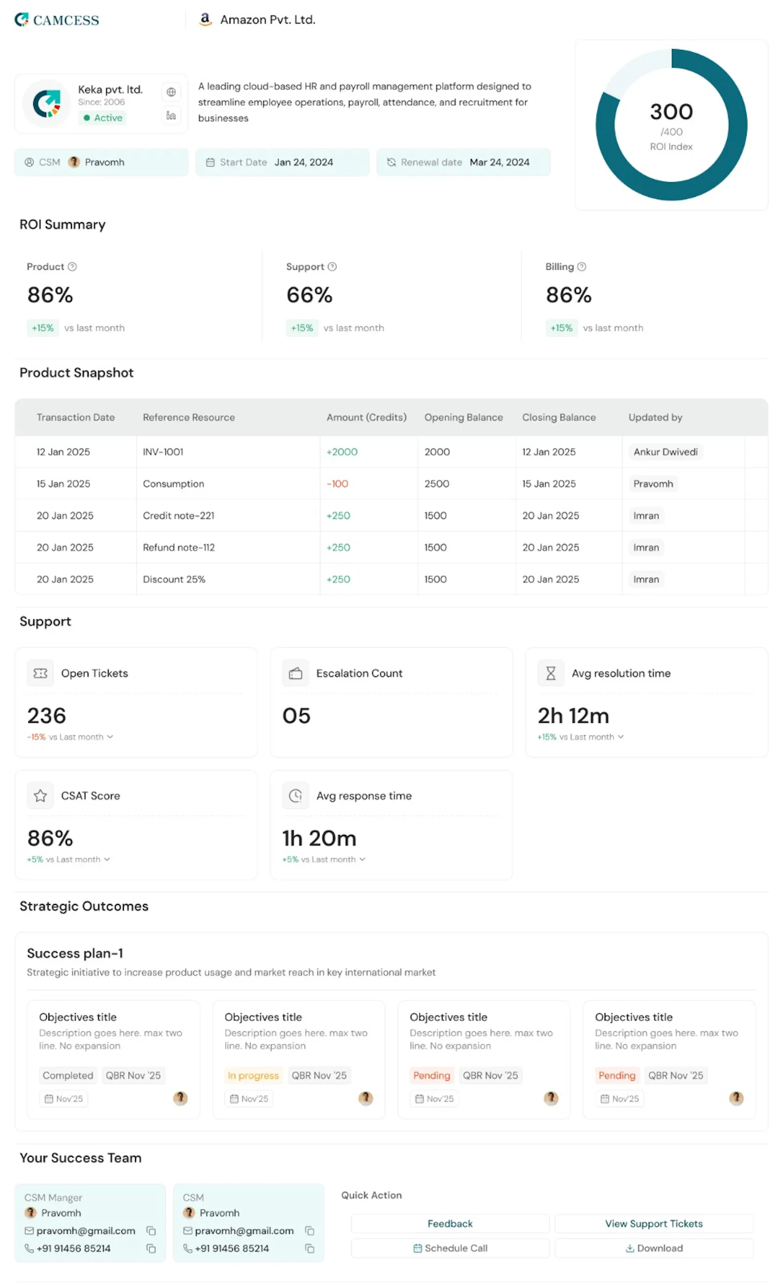 CAMCESS - AI Customer Success screenshot 2