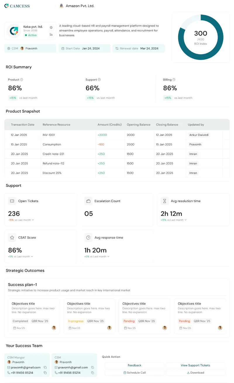 CAMCESS - AI Customer Success screenshot 2