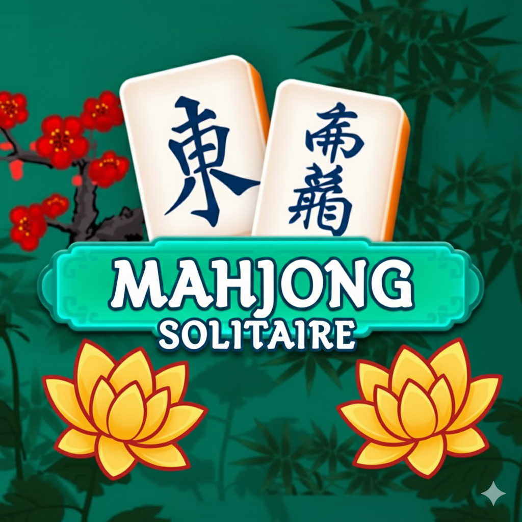 Mahjong Solitaire - Main screenshot showing features and interface