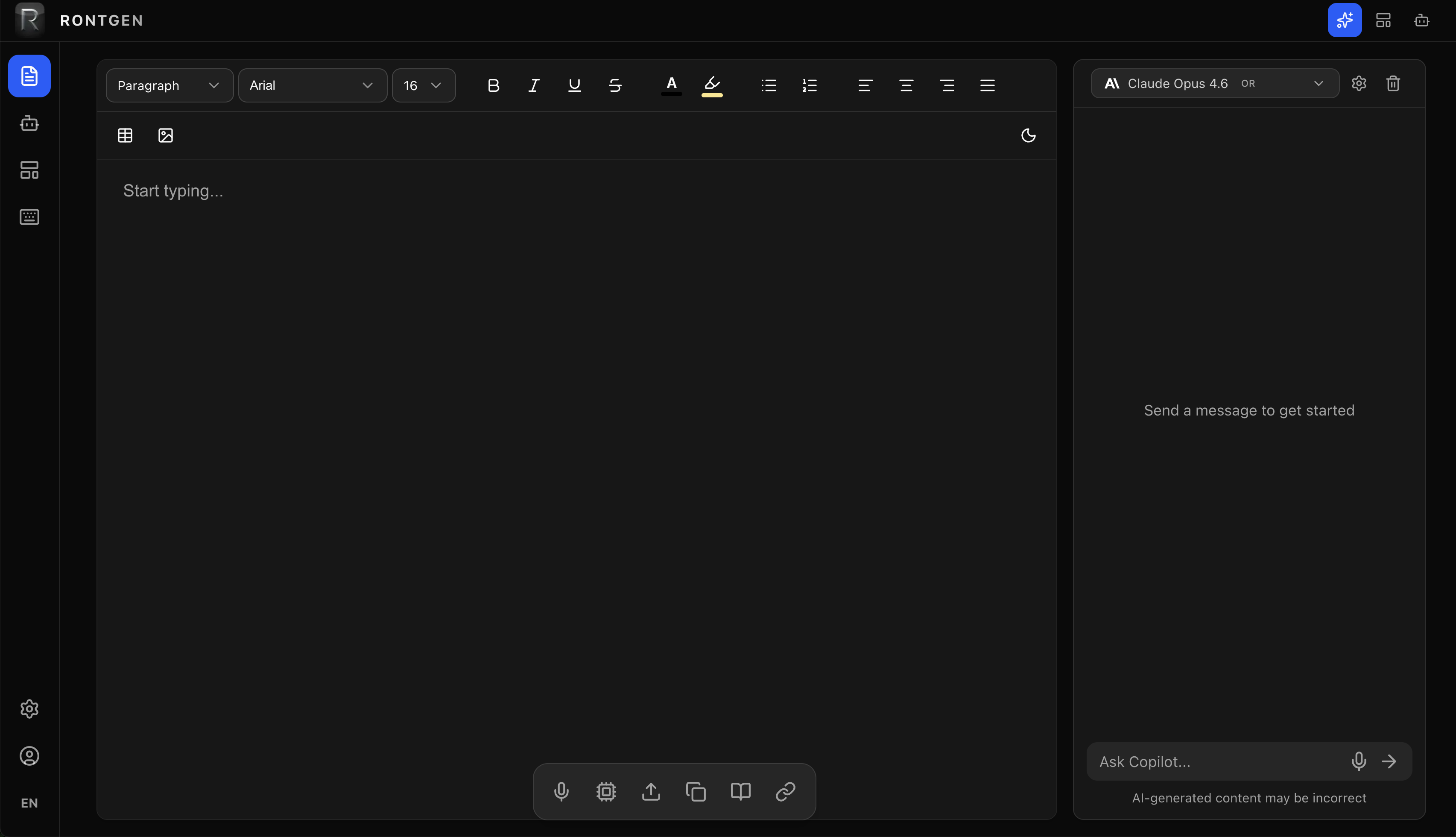 RONTGEN - Screenshot 2 showing product features and functionality