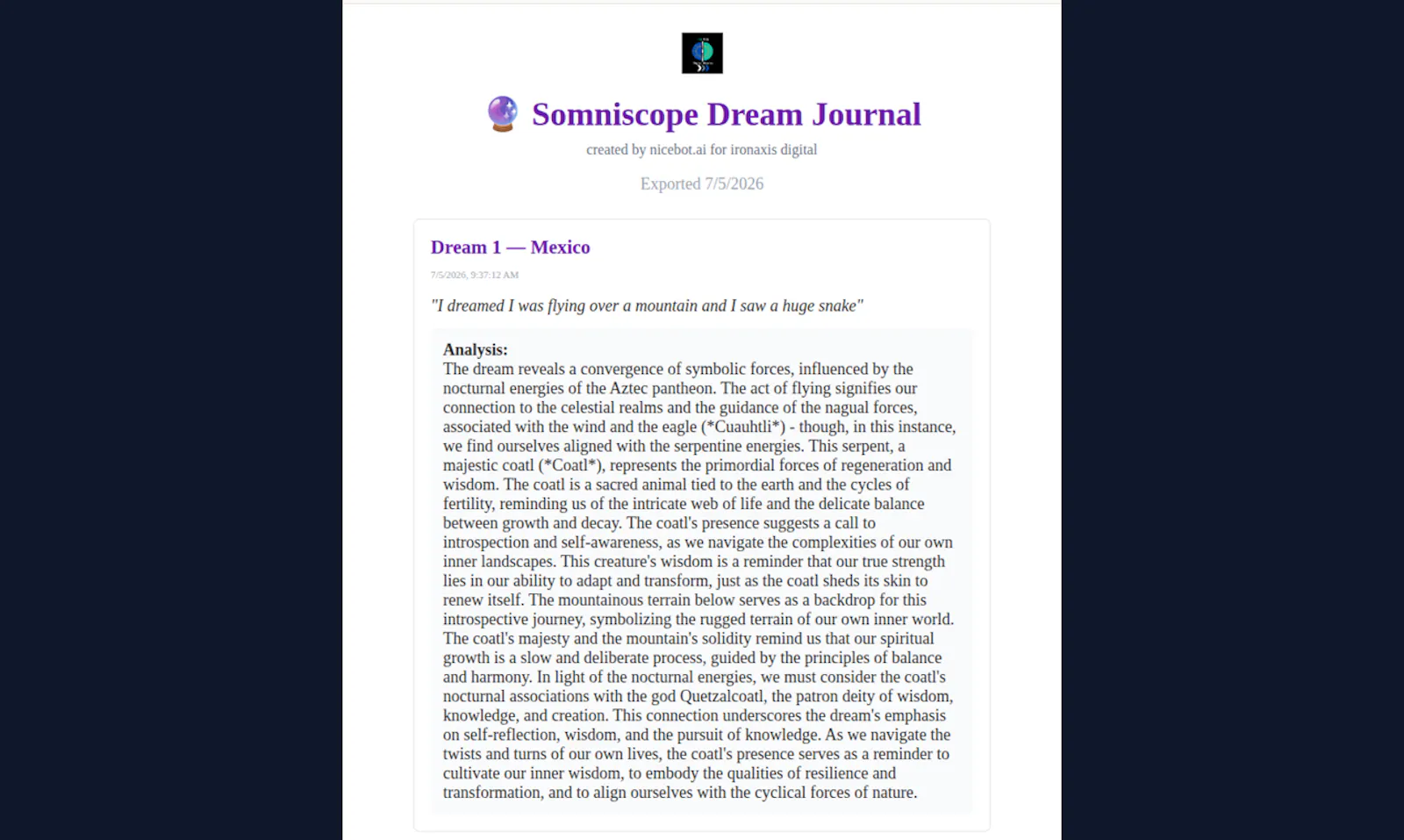 Somniscope screenshot 5
