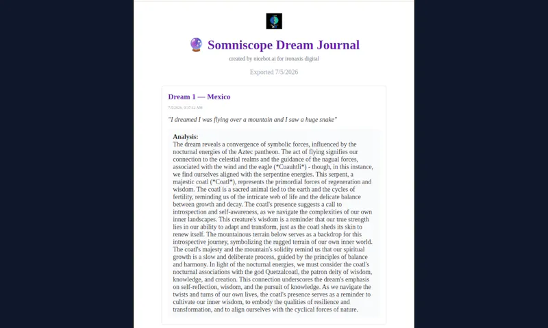 Somniscope screenshot 5