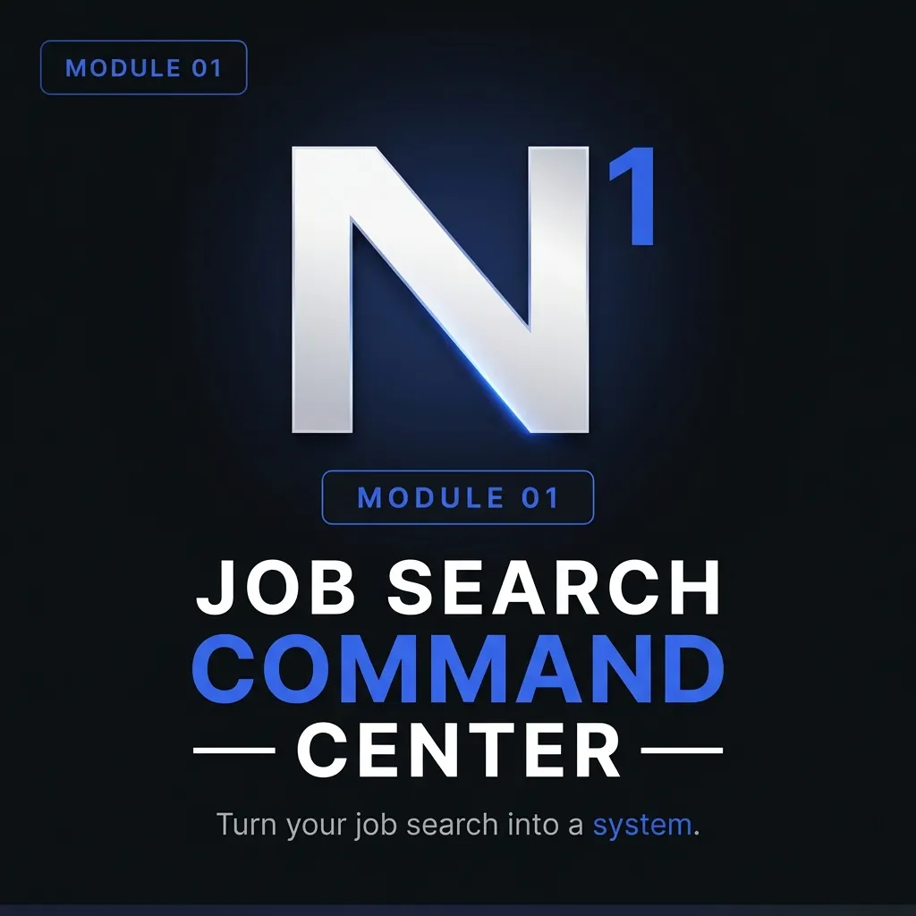 M01 — Job Search Command Center