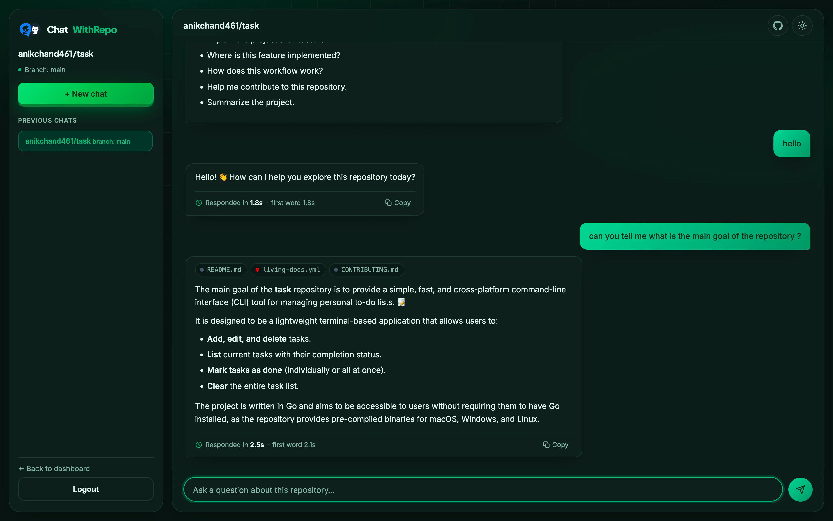 ChatWithRepo gallery image