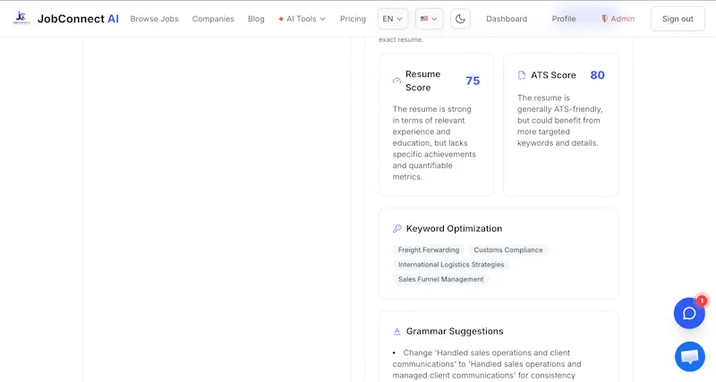 JobConnect AI screenshot 3