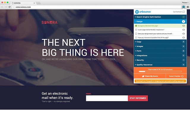 The Landing Page Checklist by Unbounce gallery image
