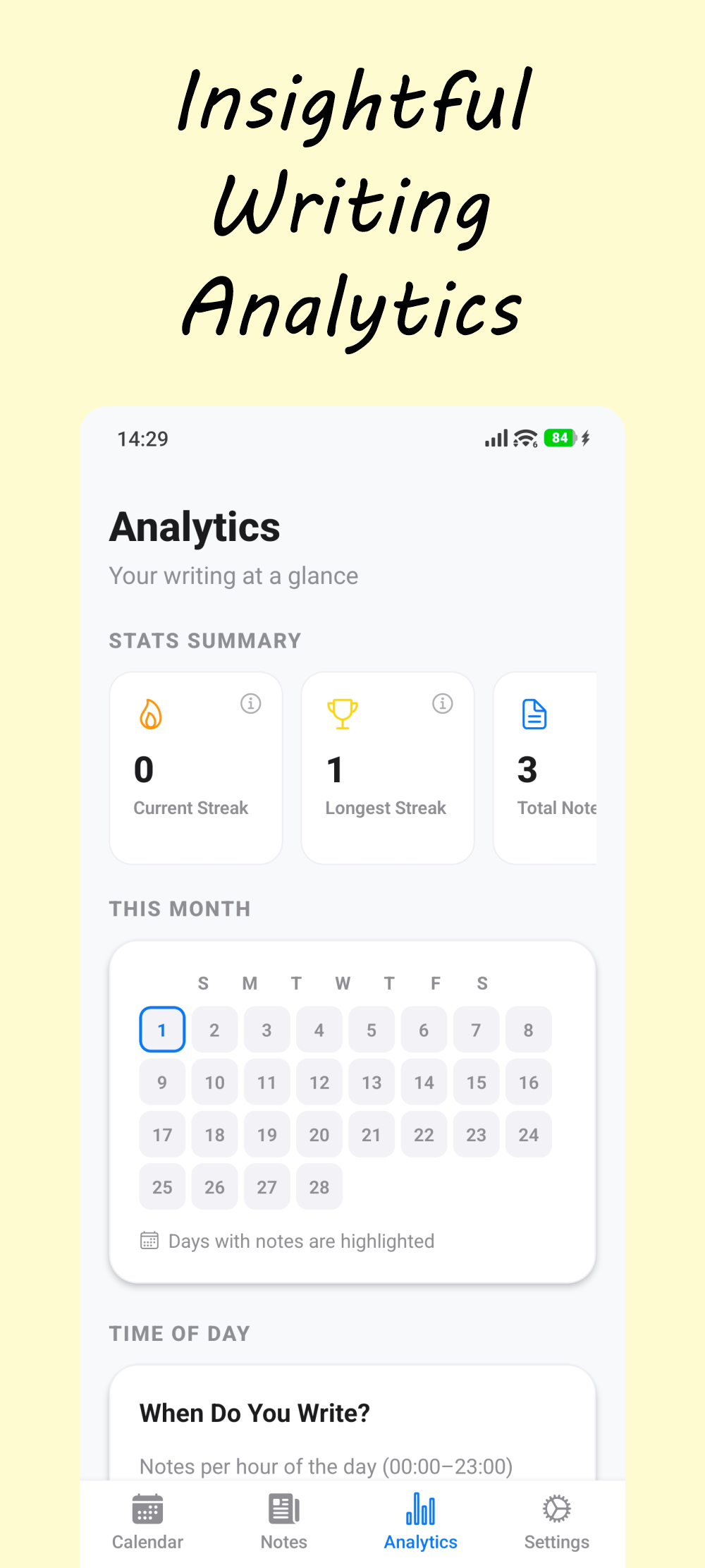 Calendar Notes: Daily Journal gallery image