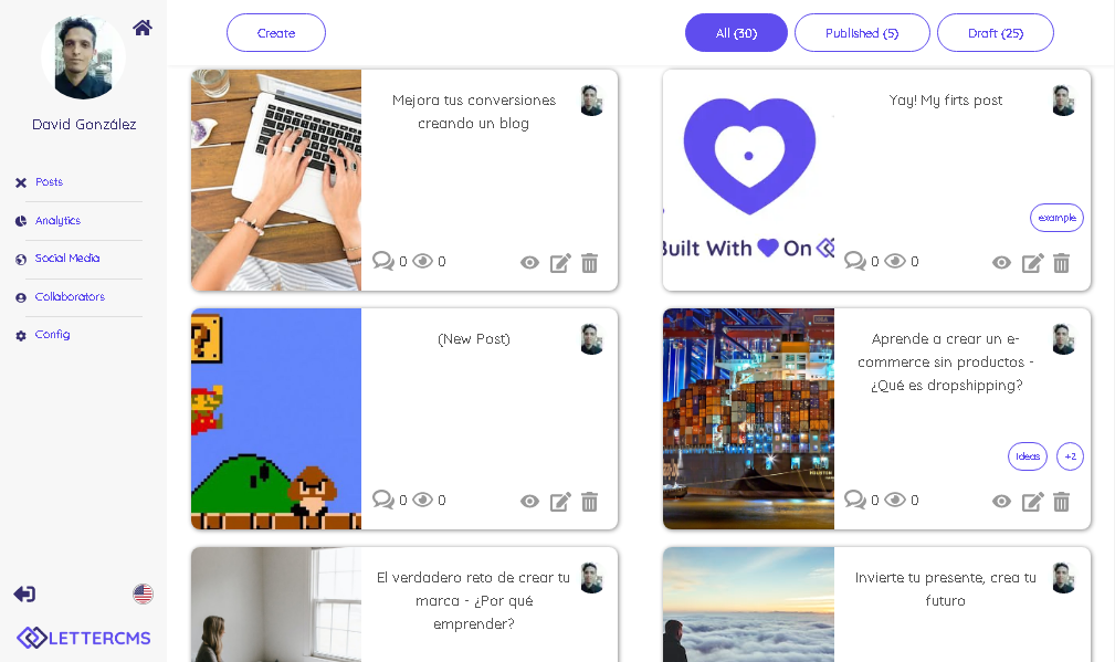 LetterCMS: crear, atraer, deleitar - CMS centrado en la atracción y la participación del usuario media 10