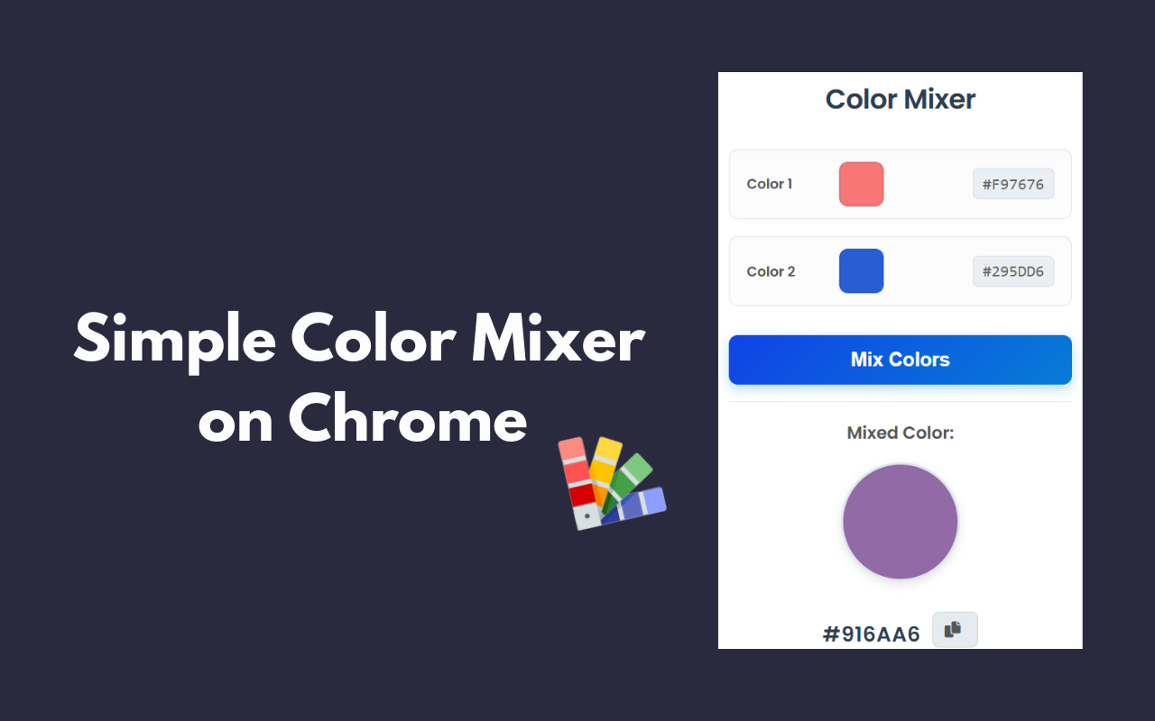 Simple Color Mixer - Screenshot 2 showing product features and functionality