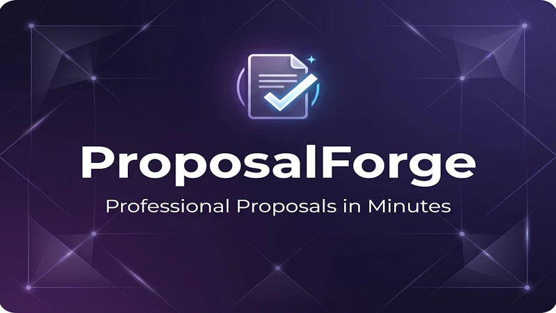 ProposalForge screenshot 1