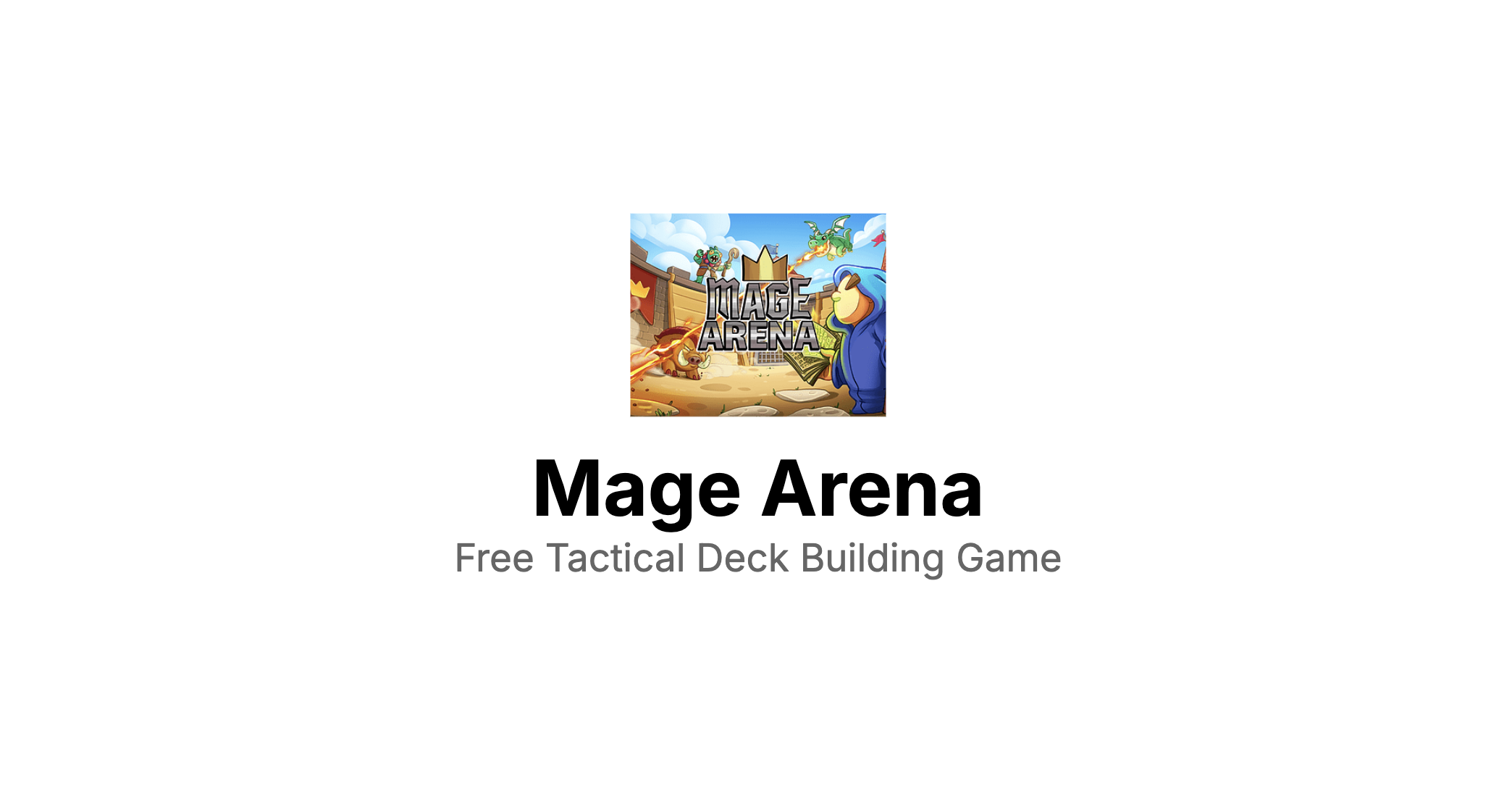 Magierarena - Ein kostenloses taktisches Decksspiel.Kein Download Medien 1
