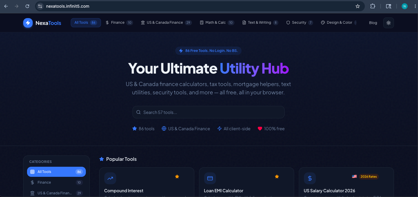 NexaTools — Free Online Tools gallery image