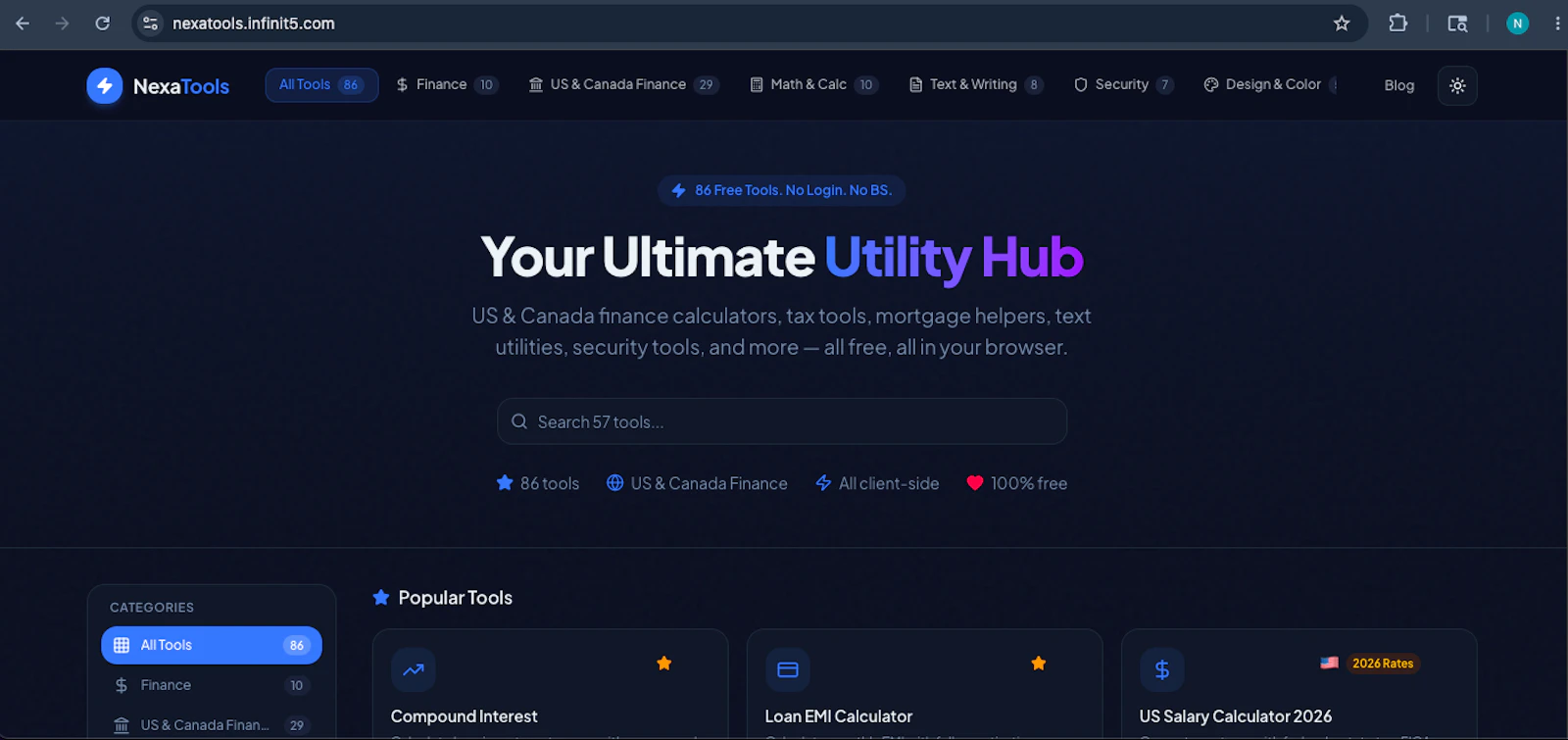 NexaTools — Free Online Tools screenshot 1