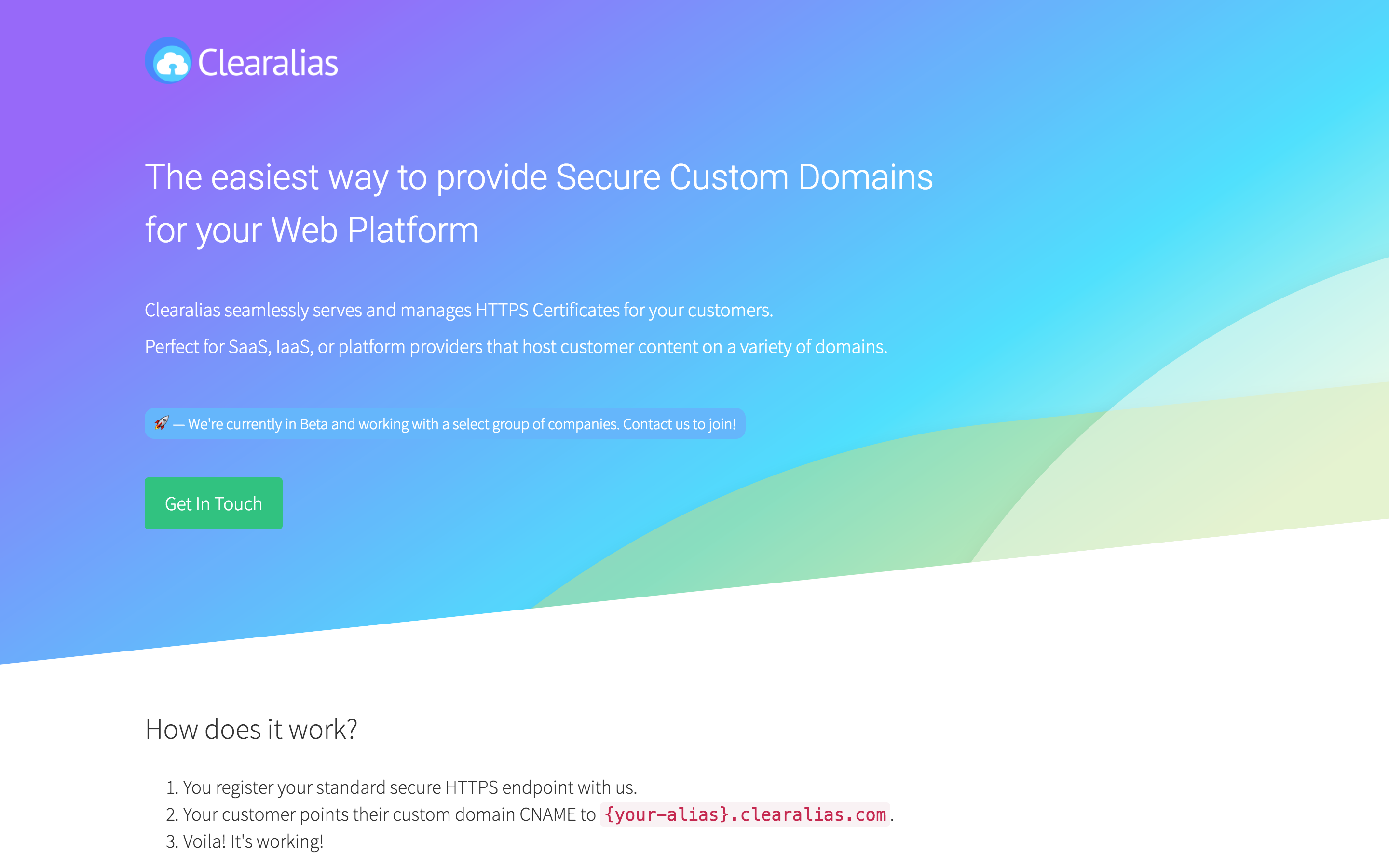 Clearalias gallery image