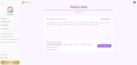 Inner Gem · Daily Awareness Journal gallery image